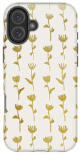 Load image into Gallery viewer, Gold Ink Flower Pattern - Phone Case