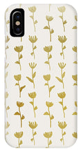 Load image into Gallery viewer, Gold Ink Flower Pattern - Phone Case