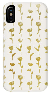 Gold Ink Flower Pattern - Phone Case