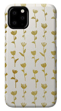 Load image into Gallery viewer, Gold Ink Flower Pattern - Phone Case