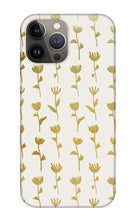 Load image into Gallery viewer, Gold Ink Flower Pattern - Phone Case