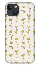 Load image into Gallery viewer, Gold Ink Flower Pattern - Phone Case