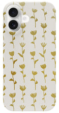Load image into Gallery viewer, Gold Ink Flower Pattern - Phone Case