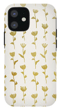 Load image into Gallery viewer, Gold Ink Flower Pattern - Phone Case
