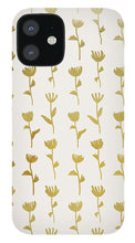Load image into Gallery viewer, Gold Ink Flower Pattern - Phone Case