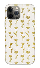 Load image into Gallery viewer, Gold Ink Flower Pattern - Phone Case