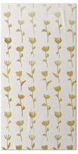 Load image into Gallery viewer, Gold Ink Flower Pattern - Beach Towel