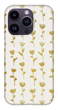 Load image into Gallery viewer, Gold Ink Flower Pattern - Phone Case
