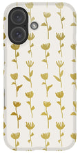 Load image into Gallery viewer, Gold Ink Flower Pattern - Phone Case