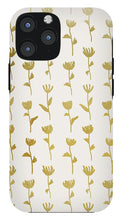 Load image into Gallery viewer, Gold Ink Flower Pattern - Phone Case