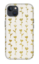 Load image into Gallery viewer, Gold Ink Flower Pattern - Phone Case