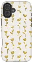 Load image into Gallery viewer, Gold Ink Flower Pattern - Phone Case