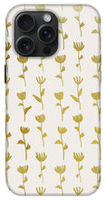 Load image into Gallery viewer, Gold Ink Flower Pattern - Phone Case
