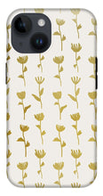 Load image into Gallery viewer, Gold Ink Flower Pattern - Phone Case