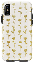 Load image into Gallery viewer, Gold Ink Flower Pattern - Phone Case