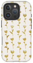 Load image into Gallery viewer, Gold Ink Flower Pattern - Phone Case