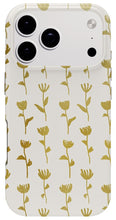 Load image into Gallery viewer, Gold Ink Flower Pattern - Phone Case