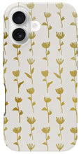 Load image into Gallery viewer, Gold Ink Flower Pattern - Phone Case