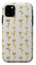 Load image into Gallery viewer, Gold Ink Flower Pattern - Phone Case