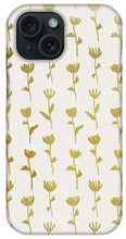 Load image into Gallery viewer, Gold Ink Flower Pattern - Phone Case