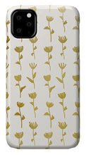Load image into Gallery viewer, Gold Ink Flower Pattern - Phone Case