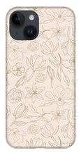 Load image into Gallery viewer, Gold Magnolia Pattern - Phone Case