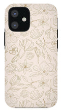 Load image into Gallery viewer, Gold Magnolia Pattern - Phone Case