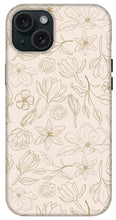 Load image into Gallery viewer, Gold Magnolia Pattern - Phone Case