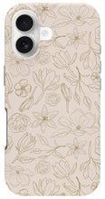 Load image into Gallery viewer, Gold Magnolia Pattern - Phone Case
