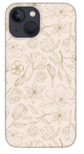 Load image into Gallery viewer, Gold Magnolia Pattern - Phone Case