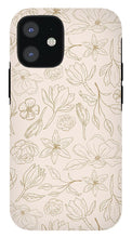 Load image into Gallery viewer, Gold Magnolia Pattern - Phone Case