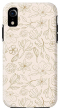 Load image into Gallery viewer, Gold Magnolia Pattern - Phone Case