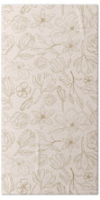 Load image into Gallery viewer, Gold Magnolia Pattern - Beach Towel