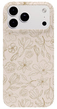 Load image into Gallery viewer, Gold Magnolia Pattern - Phone Case