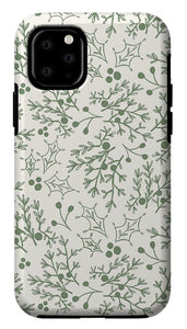 Green Christmas Branch - Phone Case