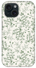 Load image into Gallery viewer, Green Christmas Branch - Phone Case
