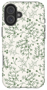 Green Christmas Branch - Phone Case