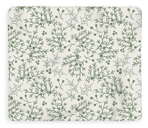 Green Christmas Branch - Blanket