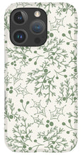 Load image into Gallery viewer, Green Christmas Branch - Phone Case