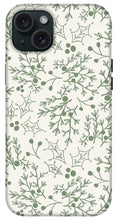 Load image into Gallery viewer, Green Christmas Branch - Phone Case
