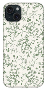 Green Christmas Branch - Phone Case