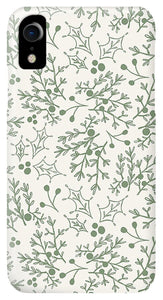 Green Christmas Branch - Phone Case