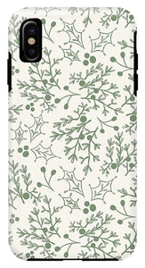 Green Christmas Branch - Phone Case