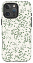 Load image into Gallery viewer, Green Christmas Branch - Phone Case
