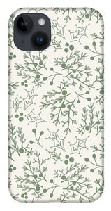 Green Christmas Branch - Phone Case