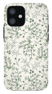 Green Christmas Branch - Phone Case