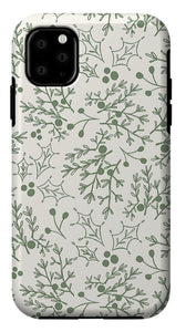 Green Christmas Branch - Phone Case