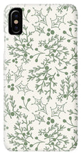 Load image into Gallery viewer, Green Christmas Branch - Phone Case