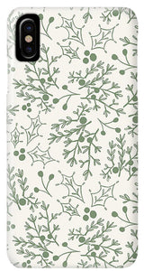 Green Christmas Branch - Phone Case
