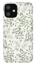 Load image into Gallery viewer, Green Christmas Branch - Phone Case
